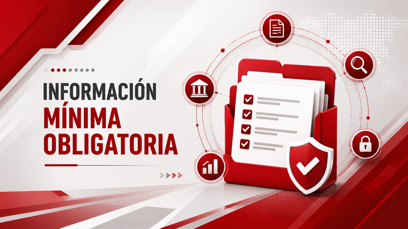 Información mínima obligatoria