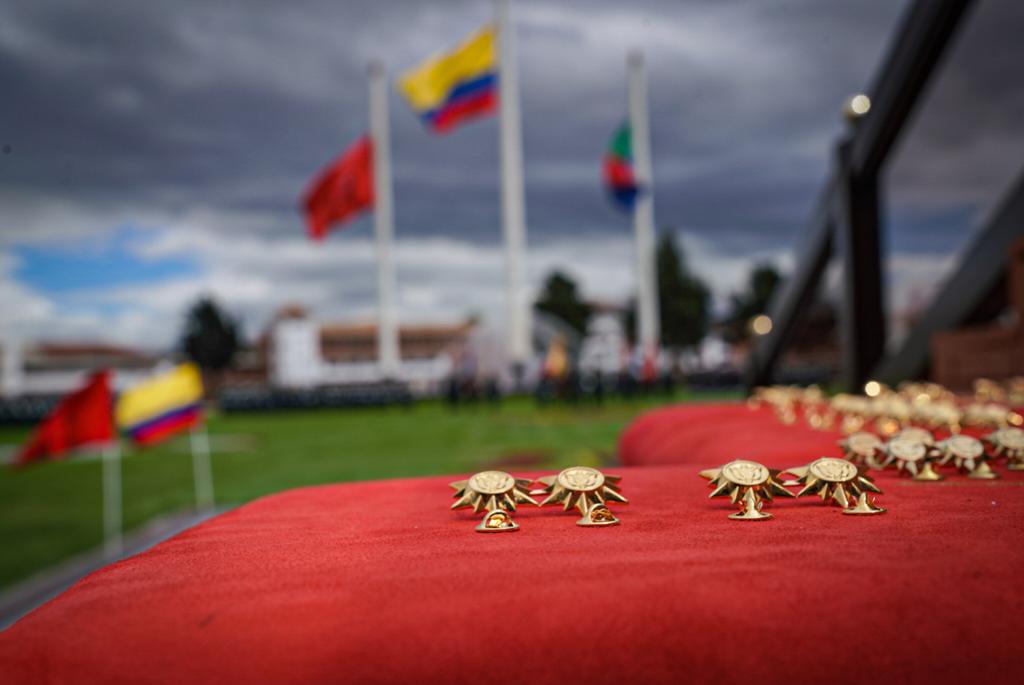 En su alma mater, Comandante del Comando de Educación y Doctrina fue ascendido al grado de Mayor General, un logro más en su carrera profesional y personal en pro de la Fuerza y la patria