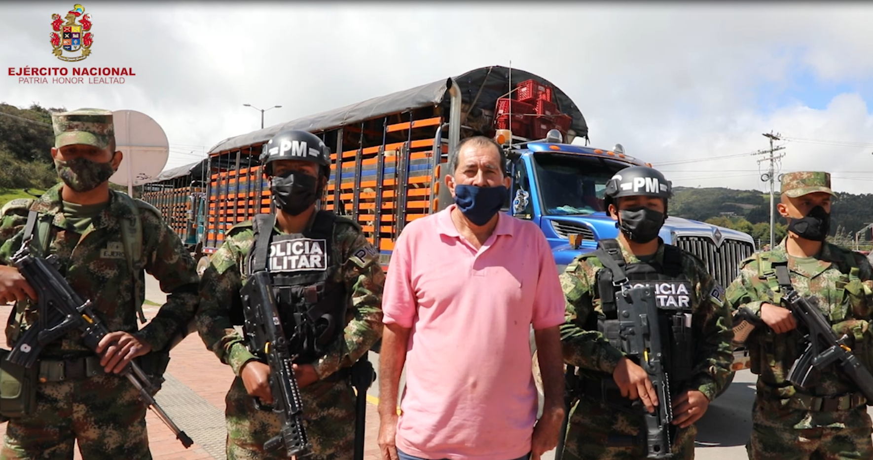 Brigada13 garantiza llegada a Bogotá de 16 vehículos