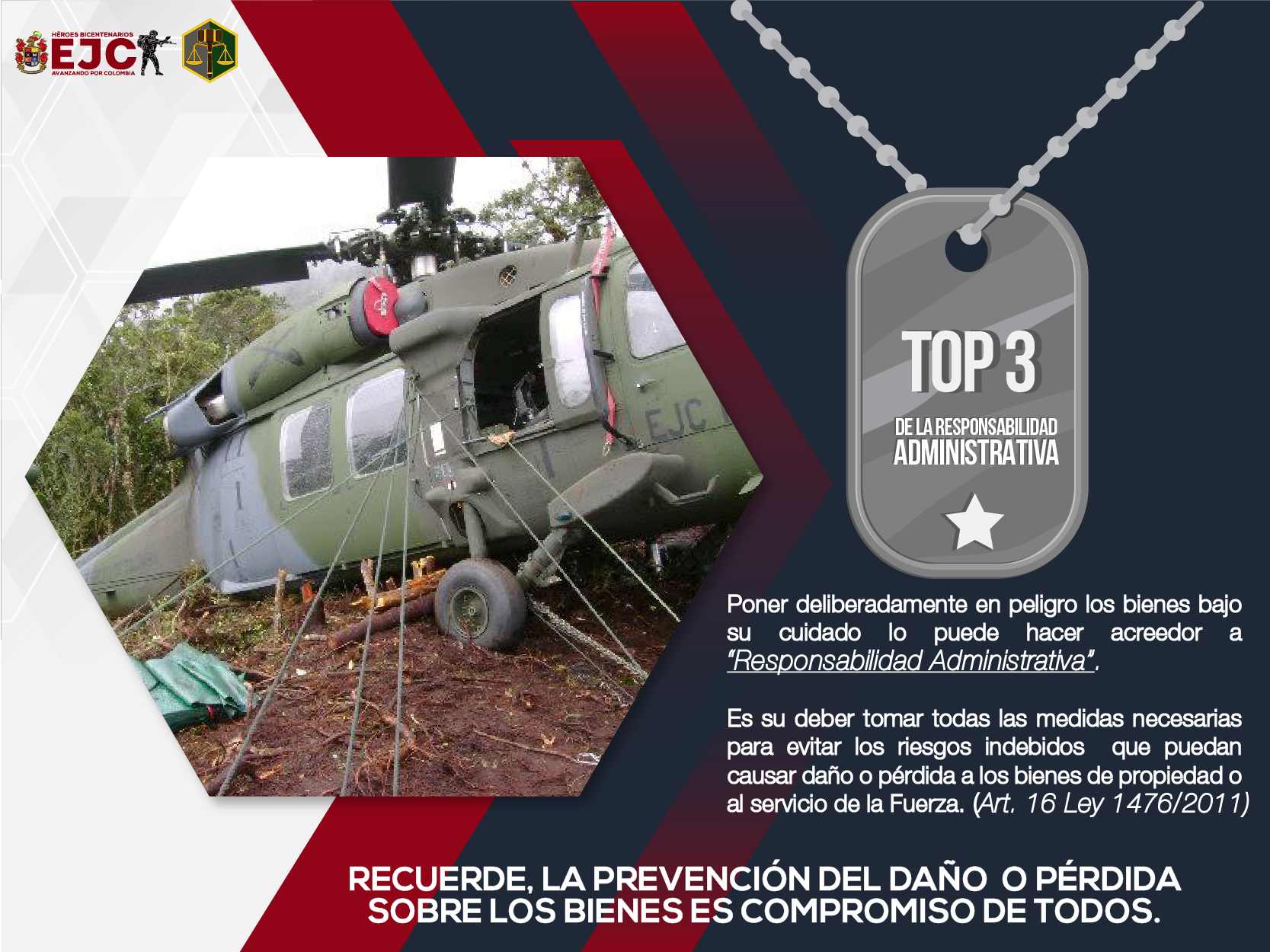4. Top 3 Poner en peligro los bienes que están bajo su cuidado