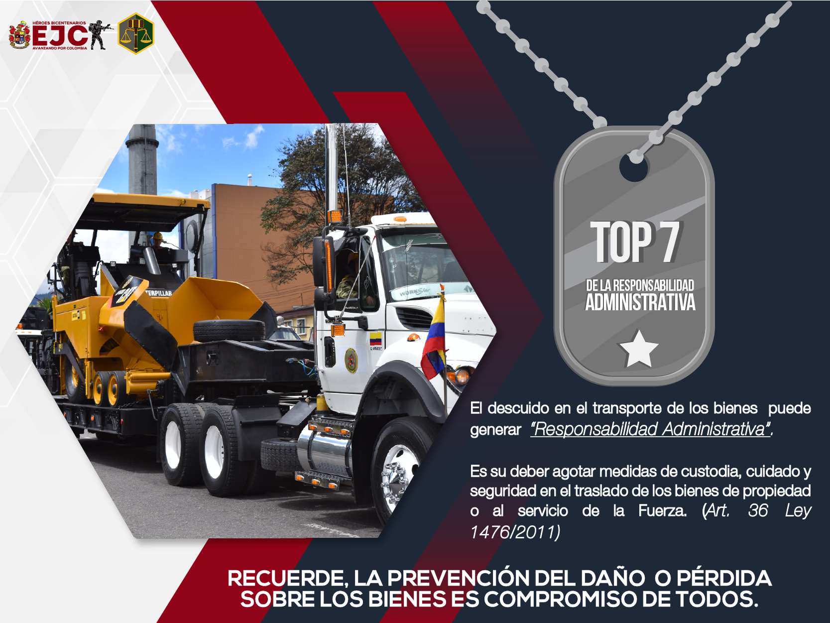 8. Top 7 Descuido en el trasporte de los bienes