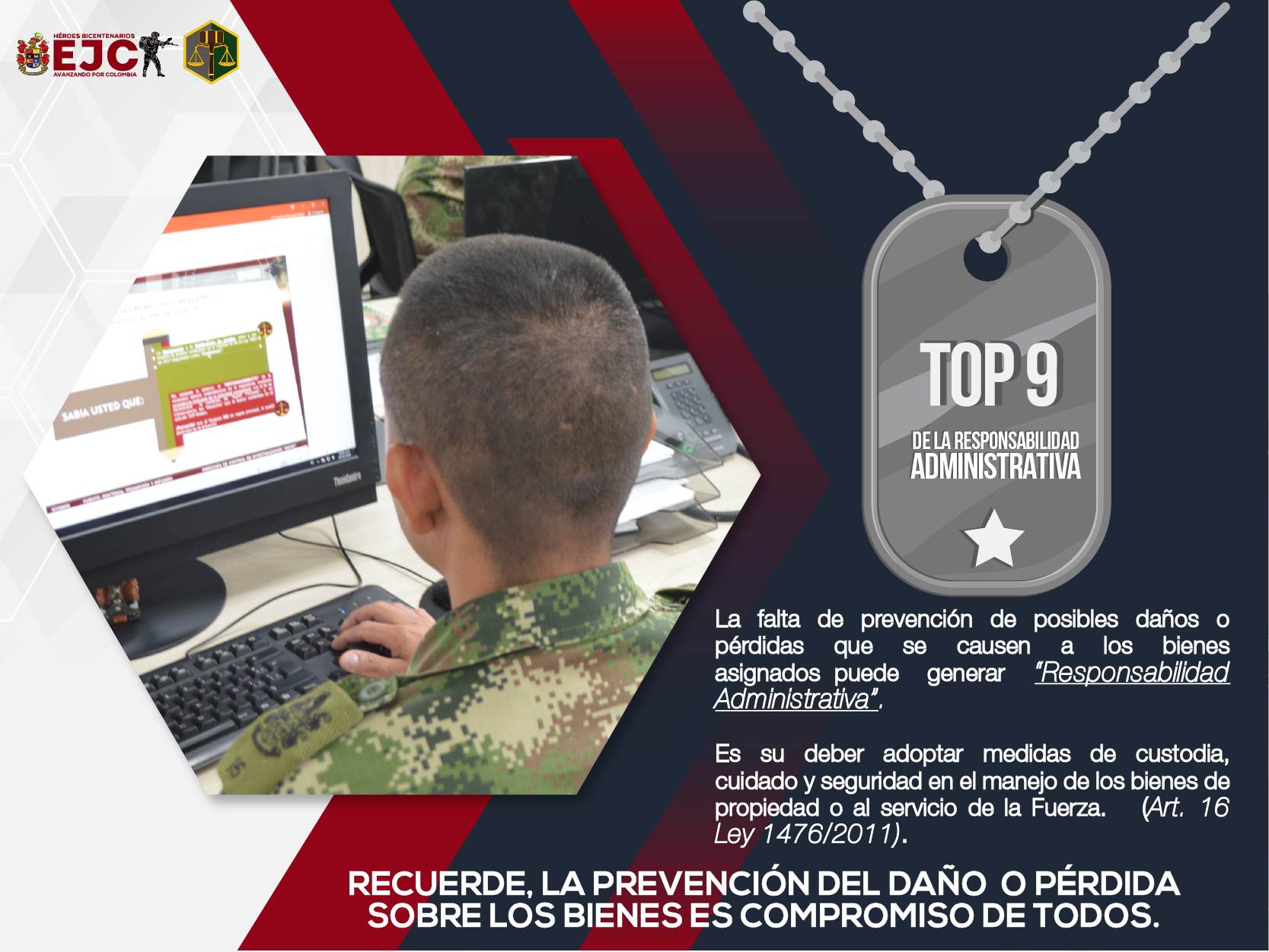 10. Top 9 Falta de previsión de posibles daños o perdidas