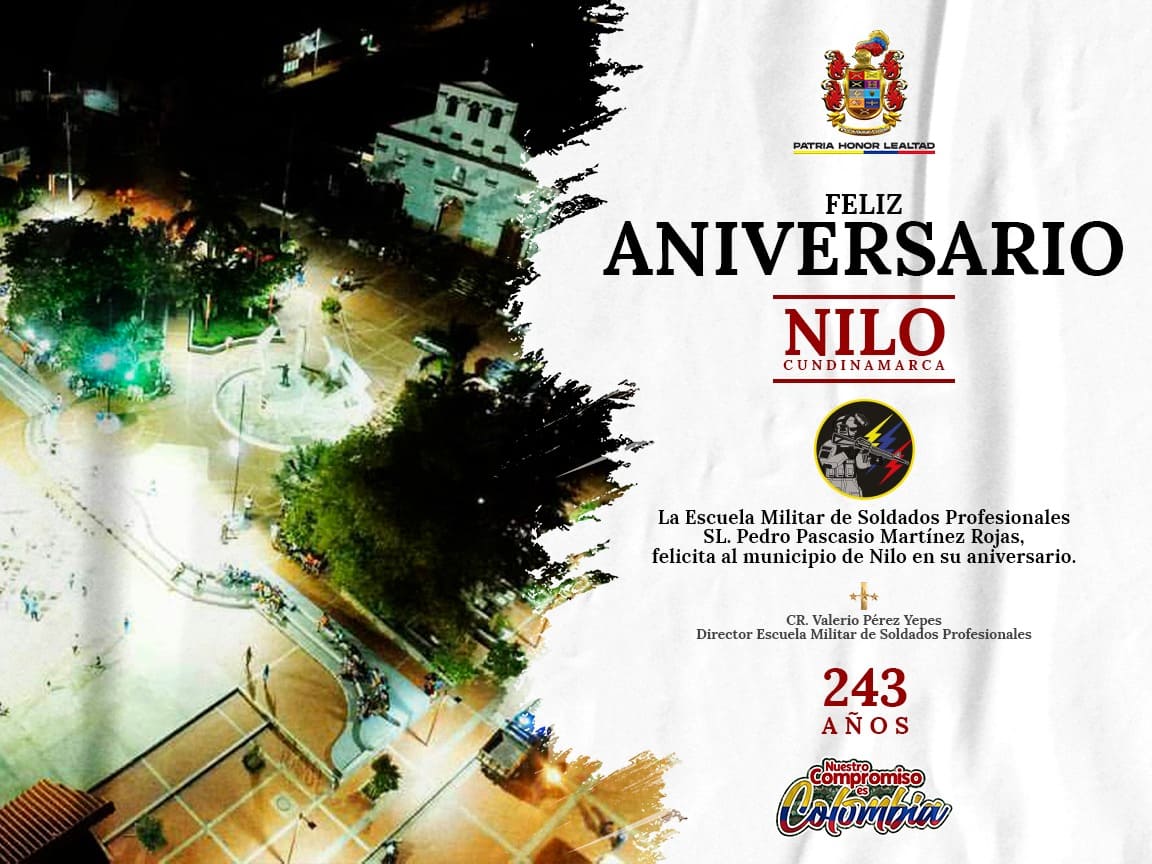 Aniversario municipio Nilo