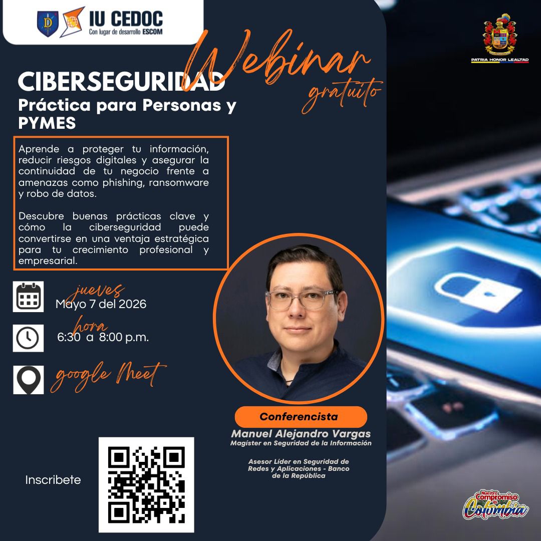 Webinar: Ciberseguridad práctica para personas y PYMES