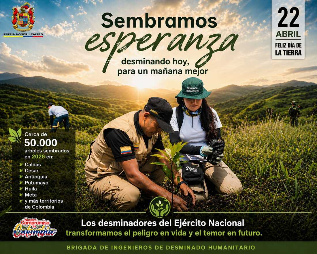 En el Día de laTierra, reconocemos su labor: proteger, sanar y sembrar vida en Colombia