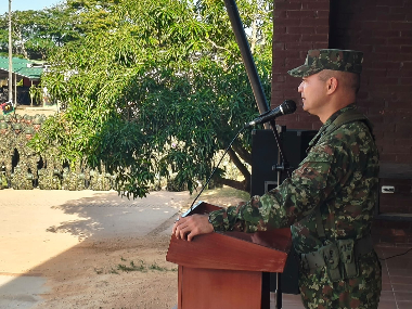 Inspiración y mística: Mensaje del Sargento Mayor de Comando del Ejército a los alumnos del Curso No. 83 en la Escuela Militar de Soldados Profesionales