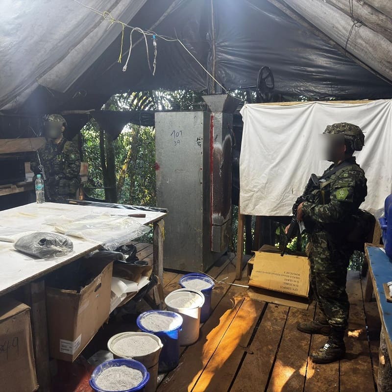 Blows against alias Mono Chucho continue: more than 700 kilograms of cocaine seized by the National Army and Police in San Francisco, Antioquia