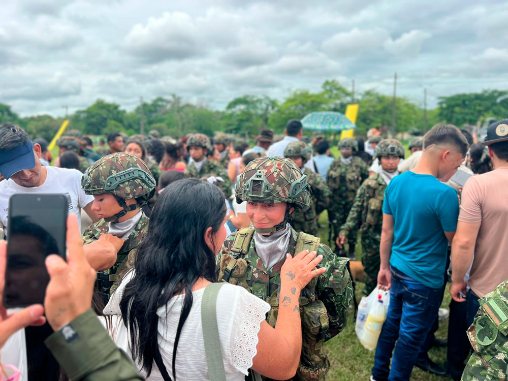 230 soldados de la Décima Sexta Brigada juraron defender la patria y servir al pueblo casanareño