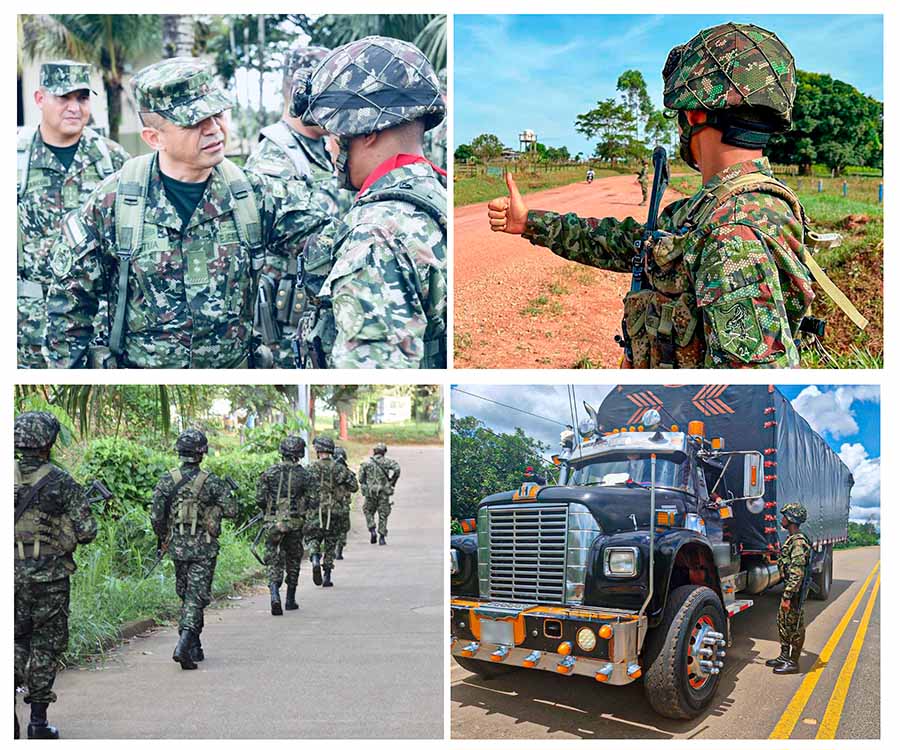 Ejército Nacional despliega dispositivo de seguridad para asegurar el normal desarrollo de las elecciones presidenciales en el suroriente colombiano