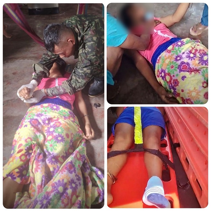 National Army saves the life of an indigenous girl bitten by a snake in Caquetá