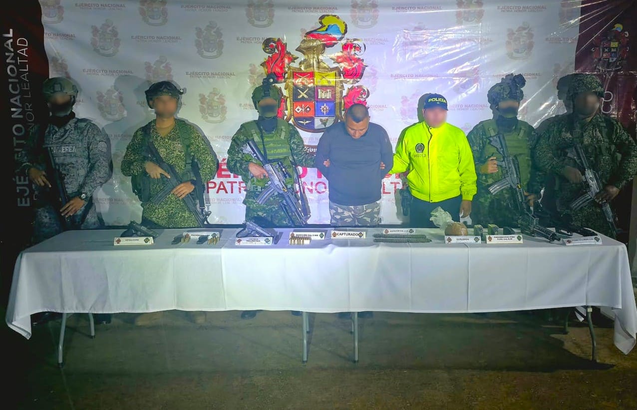 Joint operation strikes at the armed and explosive capabilities of a residual armed structure in Meta