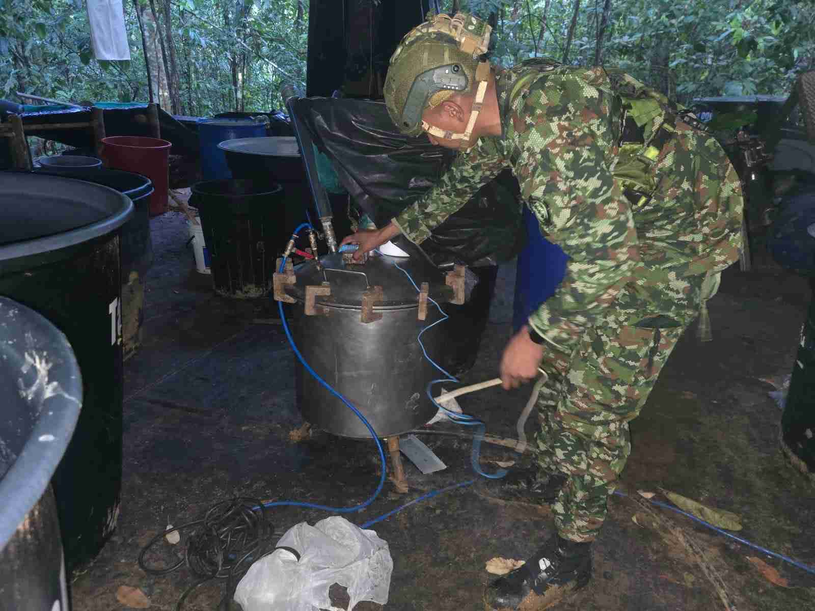 The National Army inflicted more than 4.2 billion in losses on drug traffickers in Guaviare